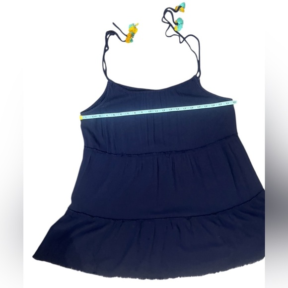 Arie Sleeveless Tiered Mini Dress with Ties Size Large - Picture 4 of 12